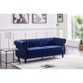 thumbnail image 1 of Glory Furniture Westwood Velvet Sofa in Navy Blue, 1 of 5