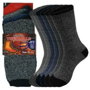 GLORY MAX TRADING Glory Max 12-Pack Men's Winter Thermal Heated Work Warm Boots Outdoor Socks Size 10-13
