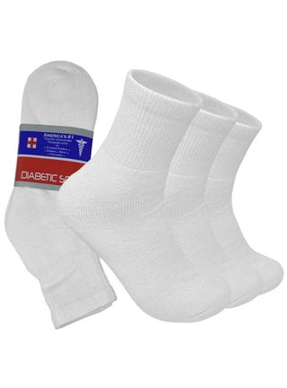 Men's White Quarter Socks