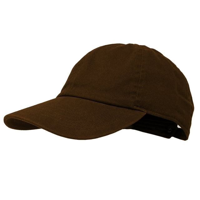 Glory Max Baseball Cap Polo Style Solid Camo 100% Cotton Blank Dad Hats Brown