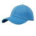 thumbnail image 1 of Glory Max Plain Solid Baseball Cap Sun Visor Adjustable Ball Hat Baby Blue, 1 of 5
