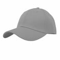 thumbnail image 1 of Glory Max Plain Solid Baseball Cap Sun Visor Adjustable Ball Hat Gray, 1 of 5
