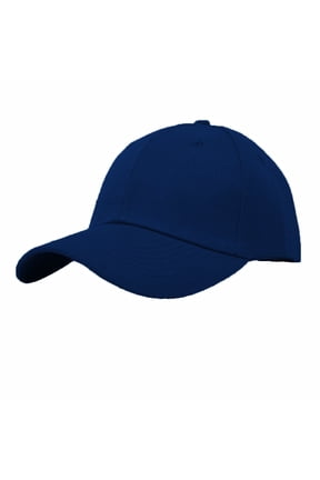 Plain Solid Baseball Cap Sun Visor Adjustable Ball Hat Navy