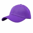 thumbnail image 1 of Glory Max Plain Solid Baseball Cap Sun Visor Adjustable Ball Hat Purple, 1 of 5