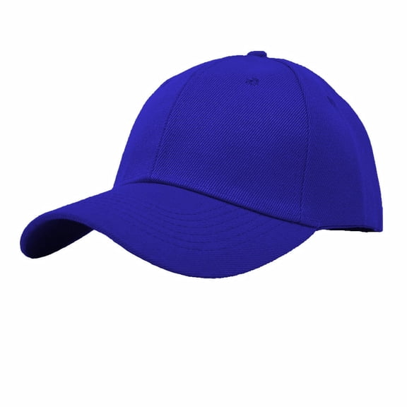 Glory Max Plain Solid Baseball Cap Sun Visor Adjustable Ball Hat Roy Blue