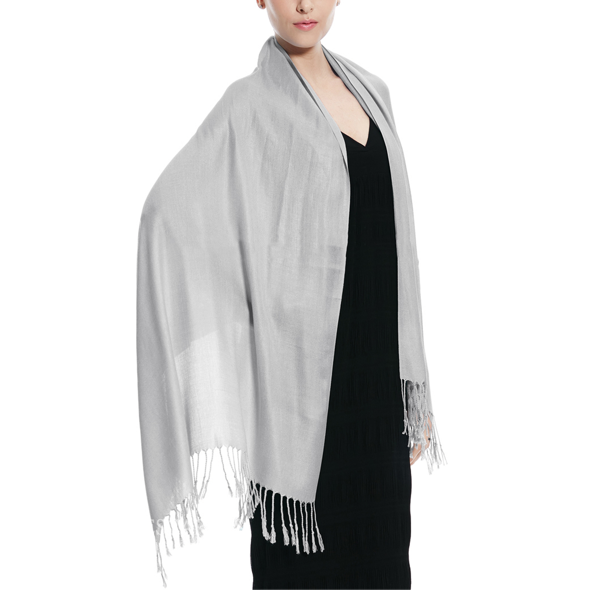 Ike Behar Ladies Reversible Fashion Wrap With High Pile Fleece - Foto 12