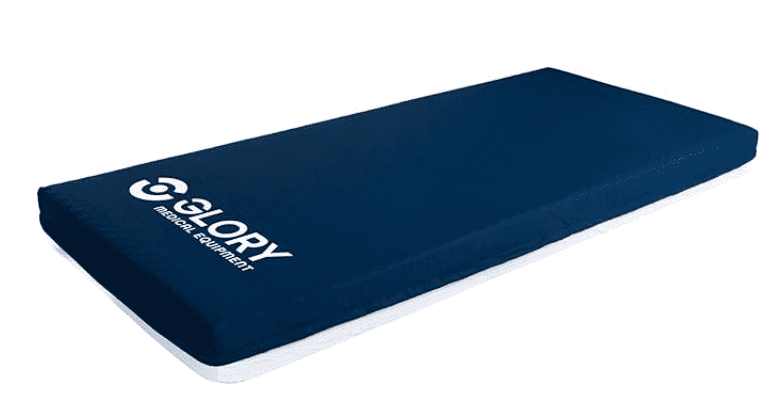 Glory Medical (GM-59) Premium Hospital Bed Mattress  5.9 Waterproof & Fireproof Foam with Premium Cover Waffle Surface, 2 Memory Foam + 4 High-Density Sponge Latex-Free, Premium USA Quality