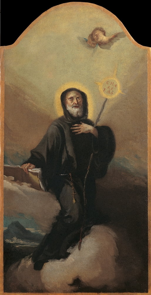Glory Of San Francesco Of Paola (San Francesco Di Paola In Gloria) Canvas Art - (18 x 24)