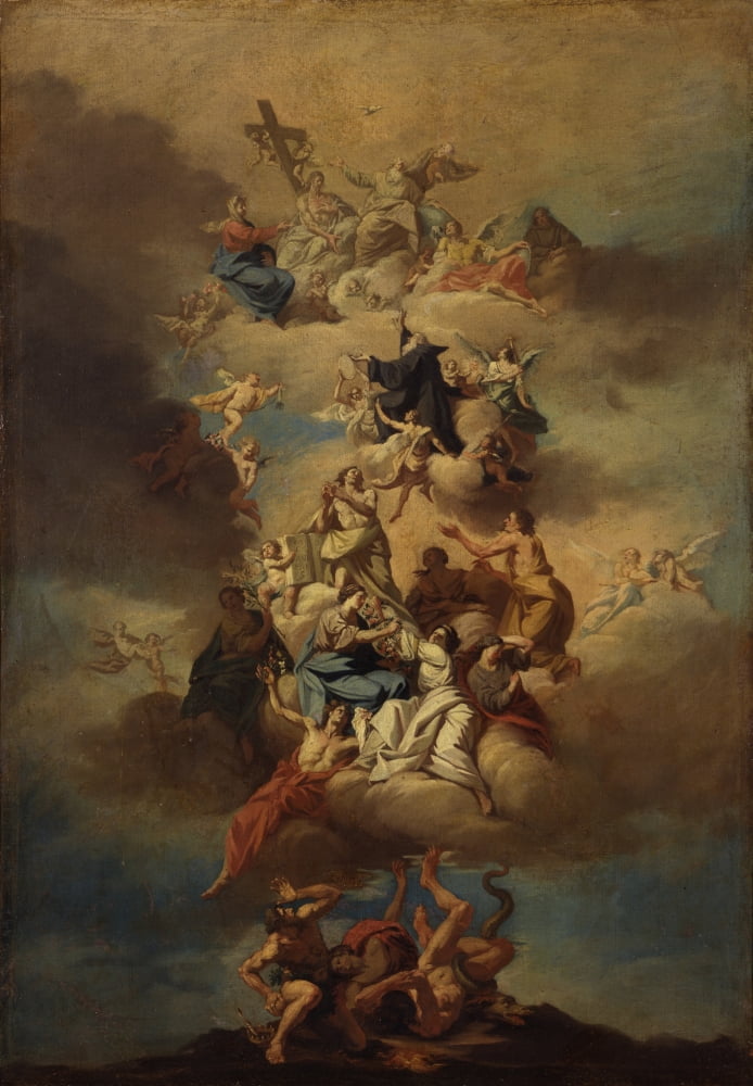 Glory Of St Francis Of Paola Canvas Art - (18 x 24)