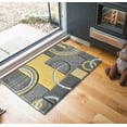thumbnail image 1 of Glory Rugs Area Rug Modern Soft Hand Carved Contemporary Floor Carpet with Premium Fluffy Texture for Indoor Living Dining Room and Bedroom Area (2x3, Yellow), 1 of 6