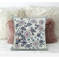 thumbnail image 1 of Glory of Flowers Peacock Throw Pillow with Removable Cover in Off-White Brown 16x16, 1 of 5