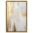 thumbnail image 1 of Glory of Gold Canvas Elegant White and Gold Art by Art Remedy, Gold Frame, 36" x 54", 1 of 7