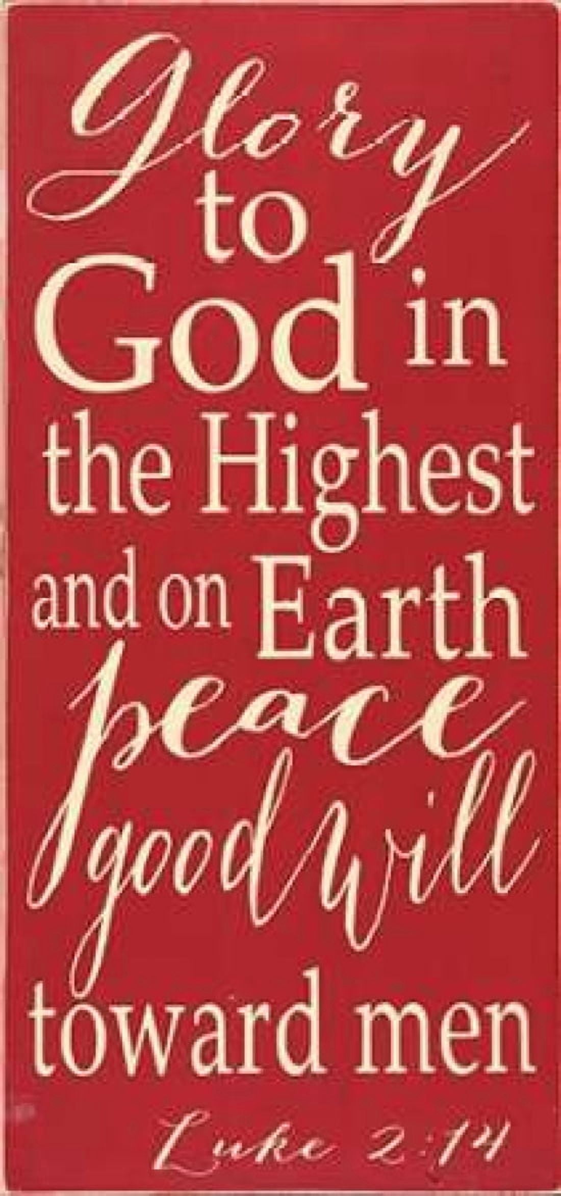 Glory to God Canvas Art - Erin Deranja (10 x 20)