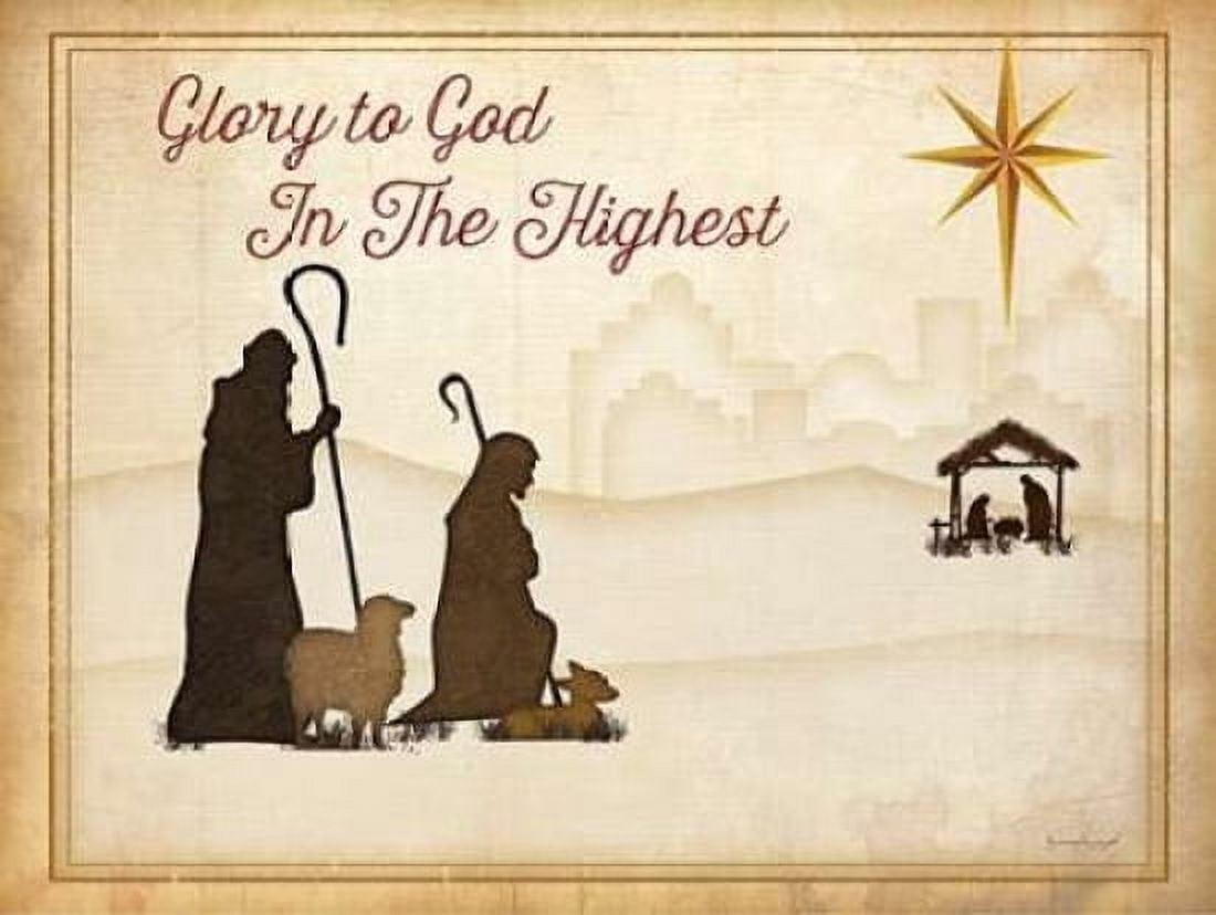 Glory to God in the Highest Canvas Art - Jennifer Pugh (18 x 24)