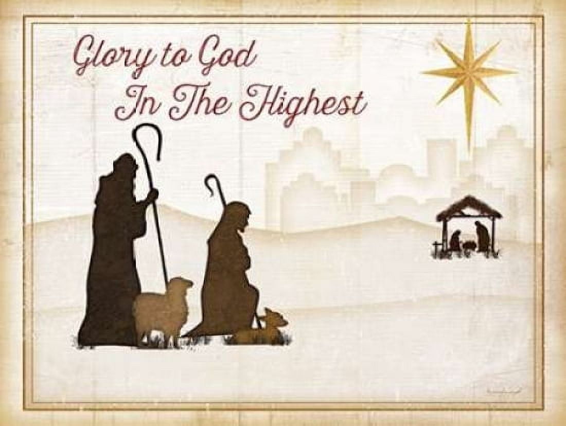 Glory to God in the Highest Canvas Art - Jennifer Pugh (18 x 24)