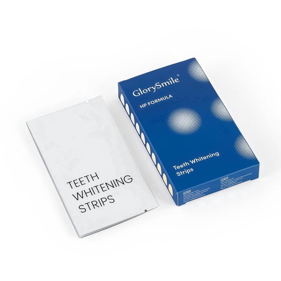 GlorySmile Non-Invasive to Tooth Enamel, Removes Coffee Stains Teeth Whitening Strips Value Pack 14 Piece