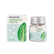 GlorySmile Chewable Toothpaste Tablets, Dual Use for Brushing & Rinsing, 60 Count Travel Pack, Mint Flavor
