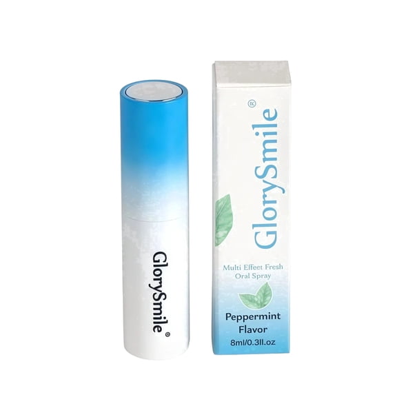 GlorySmile 8ml Fruit Flavor Alcohol-Free Breath Spray, Portable Oral Spray for Bad Breath