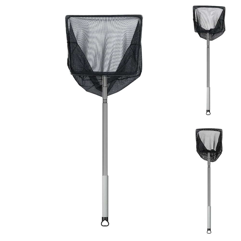 GlorySunshine Fish Tank Fishing Net with Long Handle HighCapacity Retractable Design 304