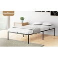 thumbnail image 1 of GlorySunshine  Twin Size Bed Frame, Heavy Duty Metal Frames with Steel Slats Support, No Box Spring Needed Non-Slip and Noise-Free, Black (Twin), 1 of 2