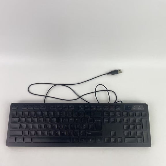 Gloryfit Camp Computer keypads,2.4GHz Keyboard Quiet and Compact US Layout (QWERTY), Black, Modern