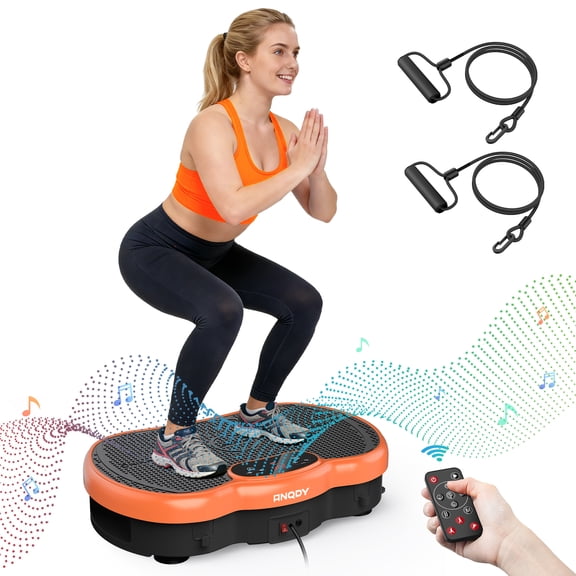 Anqdy Vibration Plate Exercise Machine For Home Fitness & Whole Body Workout 350 lb Weight Capacity