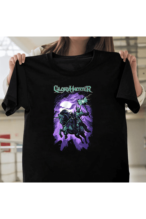 Gloryhammer Scottish Power Metal Band Logo Fantasy Space Music Fan Art V60488 Unisex T-Shirt, Size Up to 5XL