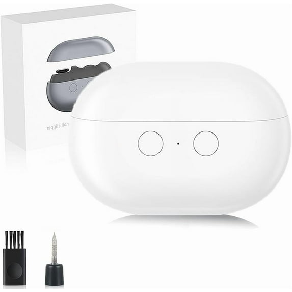 Glosrity EasyClip Smart Nail Clipper, Easy Clip Multi-Function Electric Nail Clipper, Pubyfun EasyClip Smart Nails Trimmer for Seniors (Gray)