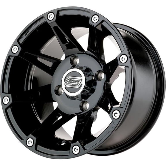 Gloss Black 387X 14x7 Wheel