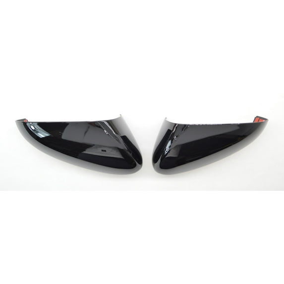 Gloss Black ABS Mirror Covers 2Pc Fits Ford Fusion Taurus 2010-2020 MC6252BLK