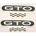 thumbnail image 1 of Gloss Black Fender Emblem Lettering Overlay Decal Set 2004-2005 Pontiac GTO, 1 of 1