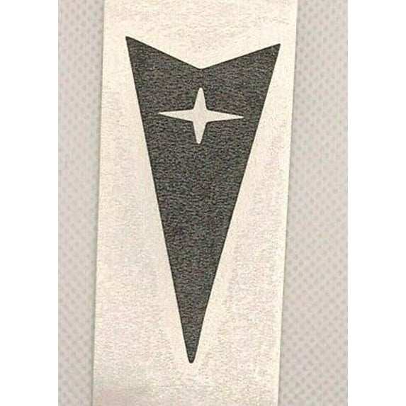 Gloss Black Front Arrowhead Emblem Overlay Decal 2004-2006 Pontiac GTO Models