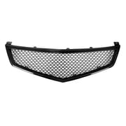 Gloss Black Front Bumper Grille Mesh For Honda Accord CL9 Acura TSX 2006-2008 Honeycomb