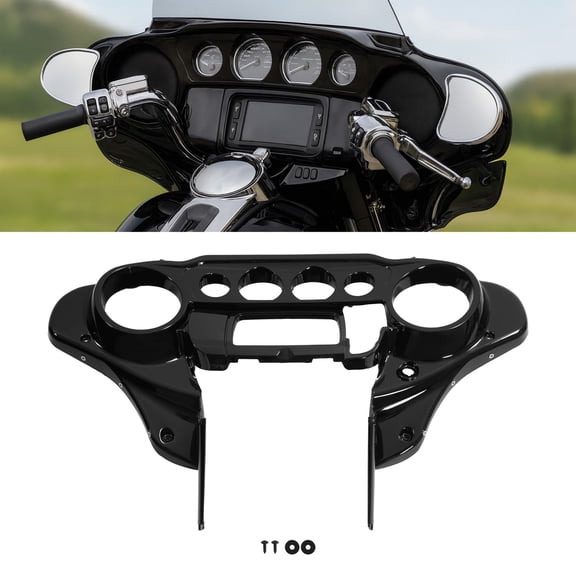 Gloss Black Front Inner Batwing Fairing For Harley Street Electra Glide 2014-24