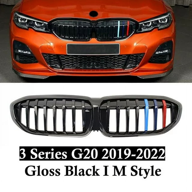 Gloss Black Kidney Grille Grill Fit for BMW G20/G28 2020-2022 3 Series ...