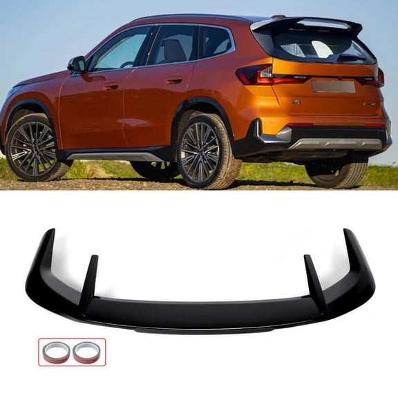 Gloss Black MP Style Rear Trunk Roof Spoiler Wing For BMW X1 iX1 U11 2023 2024 ABS