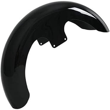 19" Vivid Black Front Wheel Wrap Fender For Harley Touring - Electra Glide, Road Glide, Street Glide, Road King, Baggers