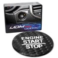 thumbnail image 1 of Gloss Black Real Carbon Fiber Keyless Engine Start/Stop Push Start Button Cover For Charger Challenger Durango Grand Cherokee 300/300C, 1 of 9