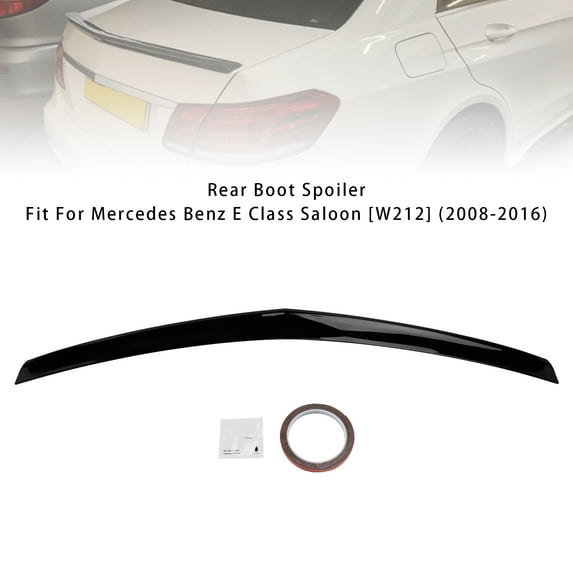 Gloss Black Rear Boot Spoiler For Mercedes-Benz E-Class W212 2008-2016