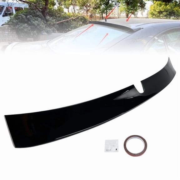 Gloss Black Rear Roof Wing For Mercedes-Benz E-Class W211 2003-2009 Sedan