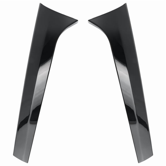 Gloss Black Rear Side Wing Roof Spoiler Stickers Cover Trim For ML Class W166 2012-2018,2 * Side Wing Spoiler,Gloss Black