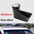 thumbnail image 1 of Gloss Black Sun Strip Car Windscreen Sunshade Sticker 150x20CM UV Protected Waterproof Vinyl Decal, 1 of 9