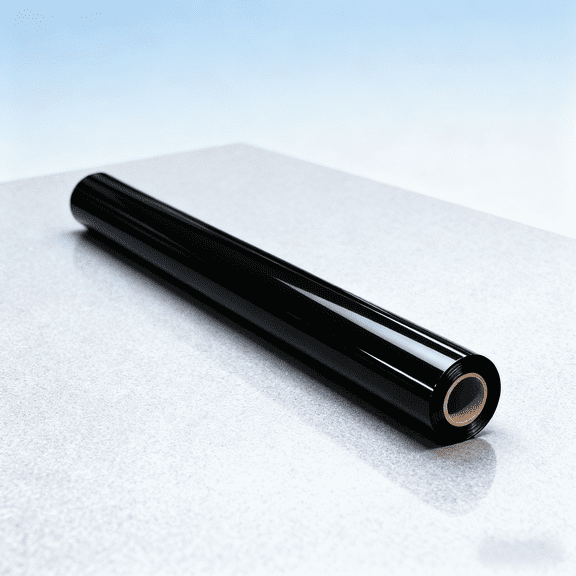 Gloss Black Vinyl Wrap For Cars - PVC Automotive Film 12x60/24x60/58.75x60Inch, Mirror Finish, Scratch Resistant, Waterproof, Self-Adhesive (12x60 inch )
