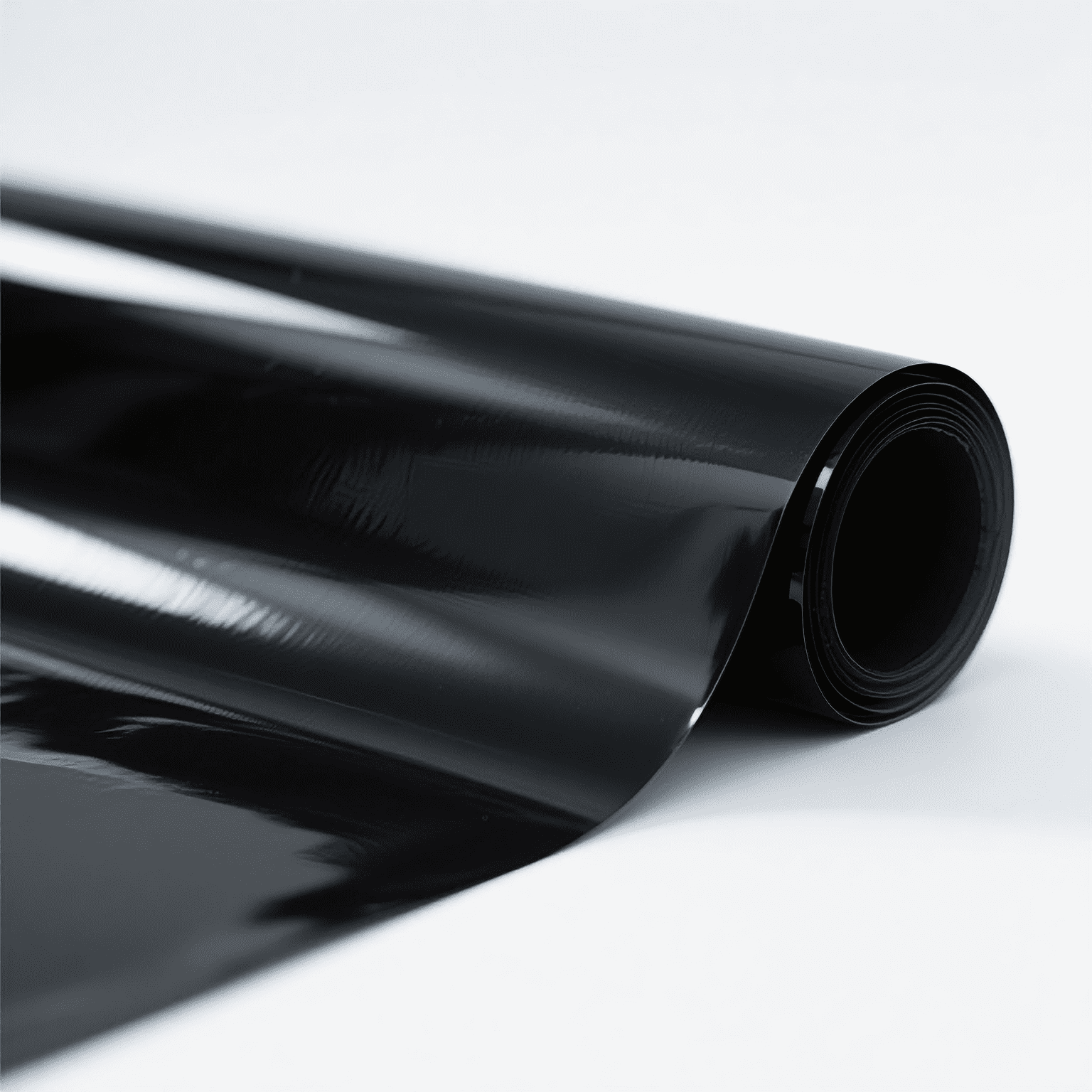 Gloss Black Vinyl Wrap For Cars - PVC Automotive Film 12x60/24x60