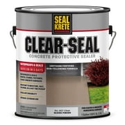 Gloss Clear, Seal-Krete Clear-Seal Concrete Protective Sealer, Low VOC, 1 Gal