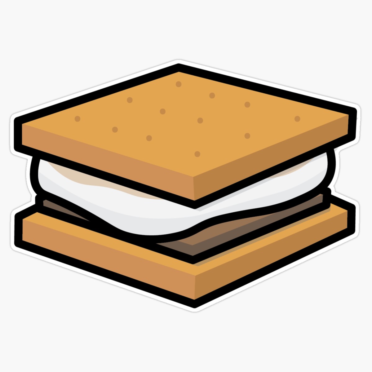 Gloss Dot S'Mores Er, Phone Decal Water Bottle Stickers Car Decals ...