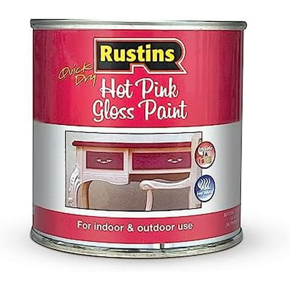 Gloss Hot Pink Paint, 250ml