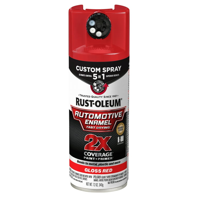 Rust-Oleum Gloss Red Automotive Enamel Spray Paint 12 oz in