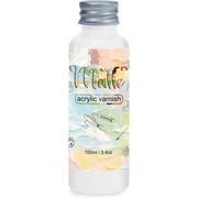 Gloss Varnish for Acrylic Painting, 100ml Clear Acrylic Varnish Gloss Keeps Paintings from Yellowing, Cracking, Maintains Permanent Color