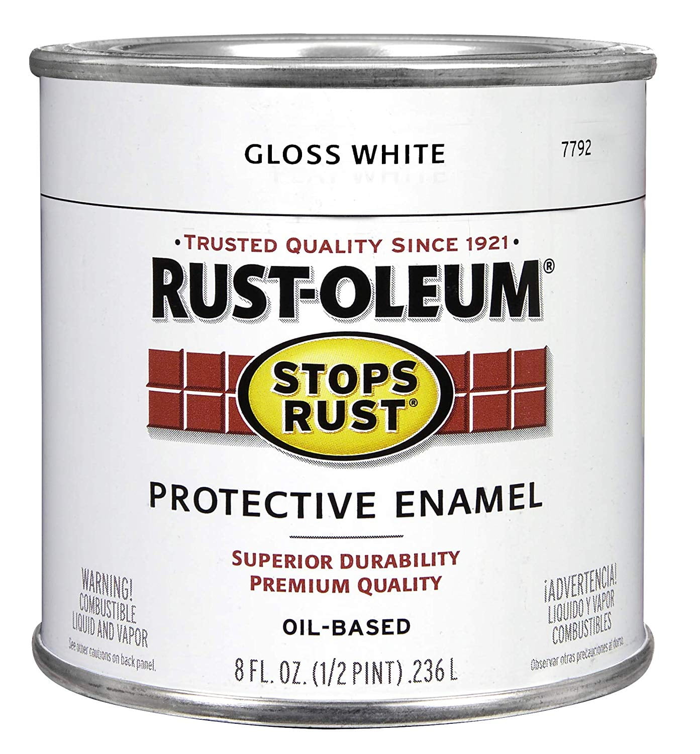 Gloss White Protective Enamel, 8 oz.